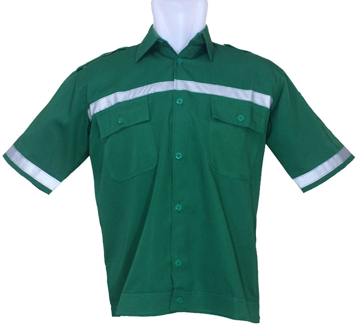 Baju Safety Lengan Pendek