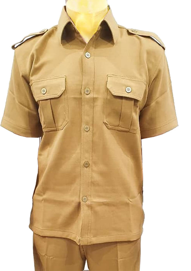 Baju Setelan PNS Khaki